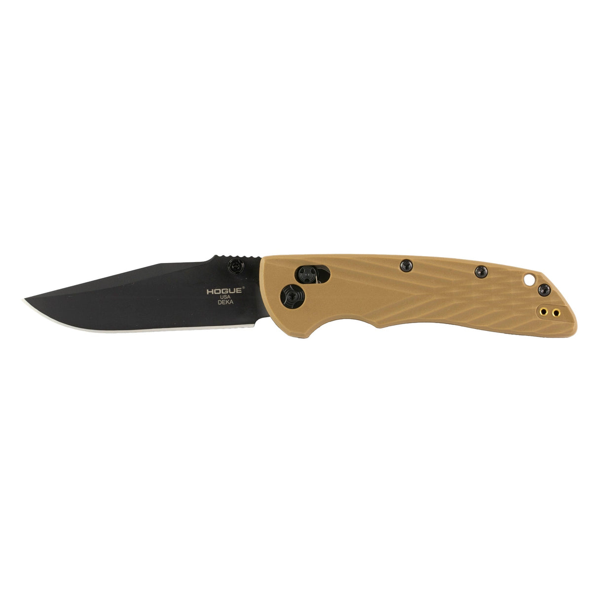Hogue Deka 3.25" Clip Blk Poly Fde