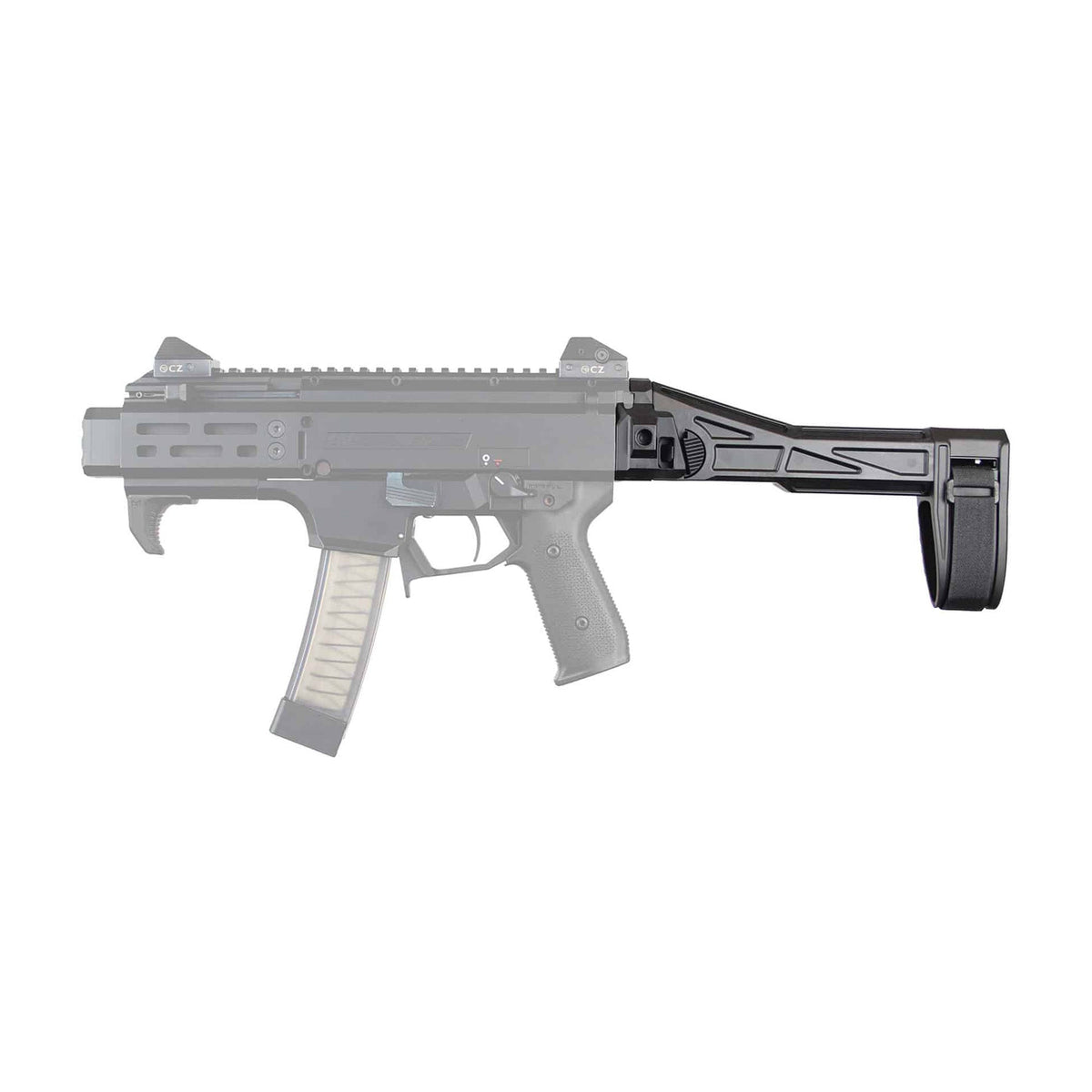Sb Tact Evo2 Pstl Brace Blk