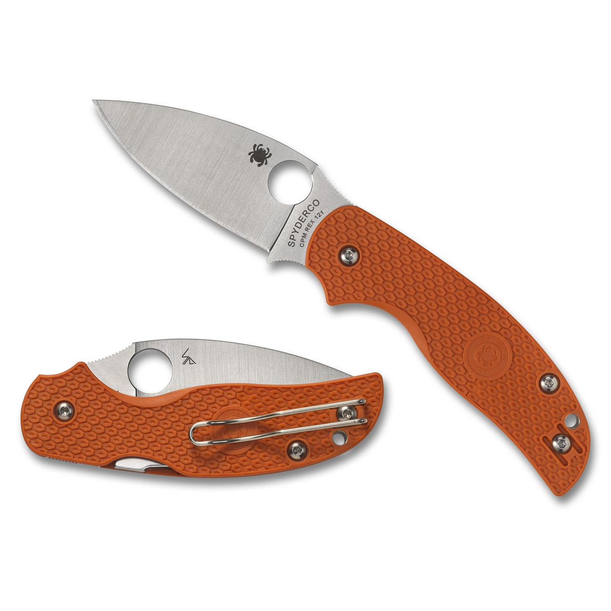 Spyderco Sage 5 Brnt Ltwt 3" Org