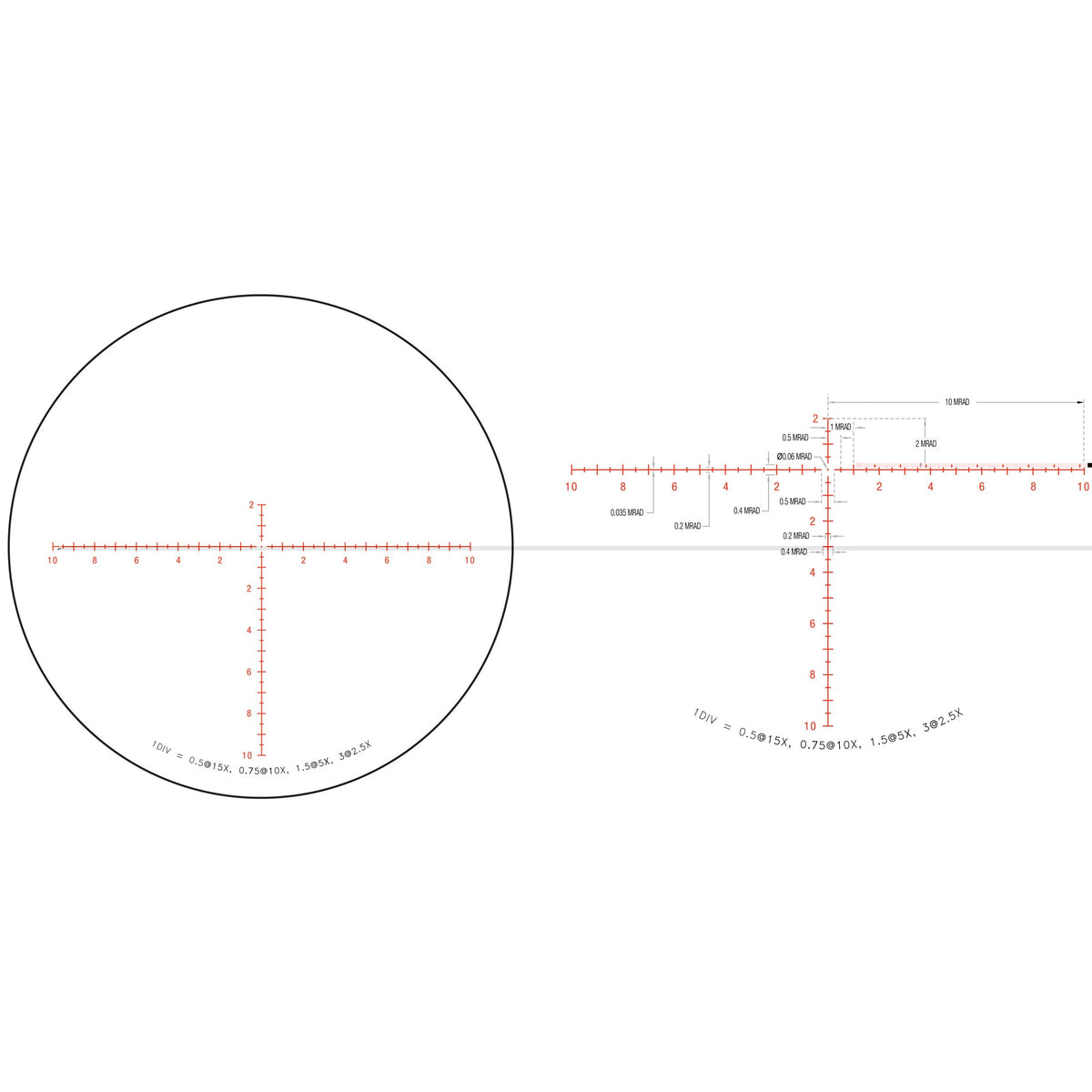 Trijicon Credo 2.5-15x42 Sfp Mrad Rd